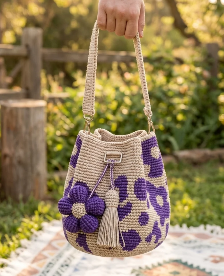 Sac de Théo - Mauve