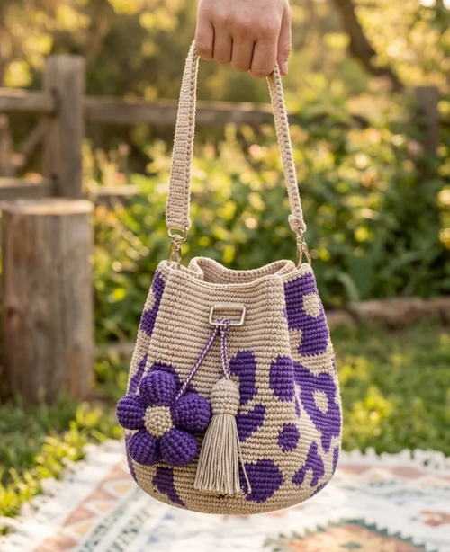 Sac de Théo - Mauve