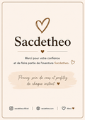 🎀 Carte de remerciement de Théo