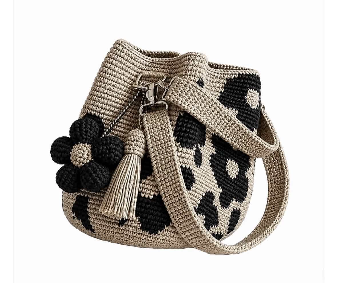Sac de Théo (Flower Noir)